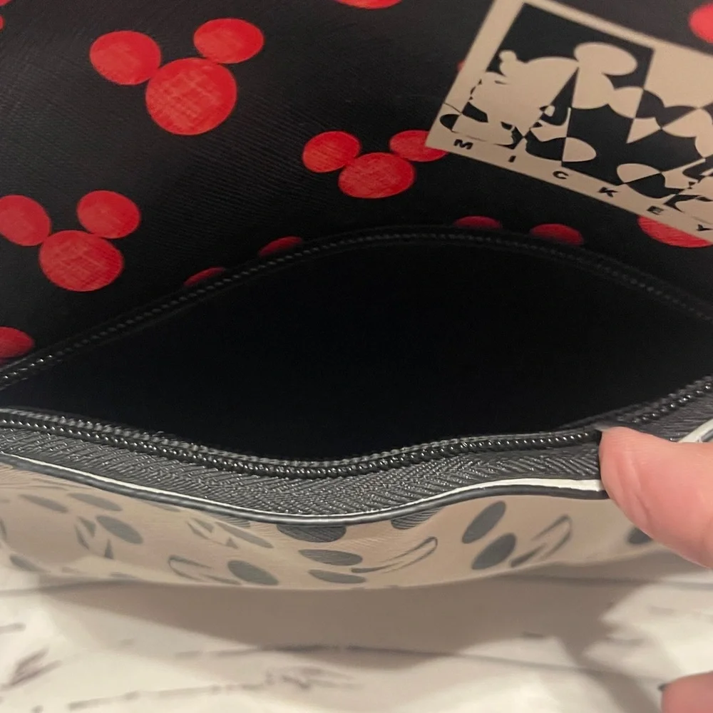 Danielle Nicole Mickey Mouse Backpack - Black Red White Preowned